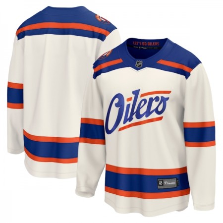 Miesten NHL Edmonton Oilers Pelipaita Custom 2025-26 Fanatics Premium Alternate Valkoinen